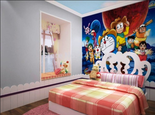 Desain Motif Wallpaper  Kamar  Tidur Anak  Terbaik 2021