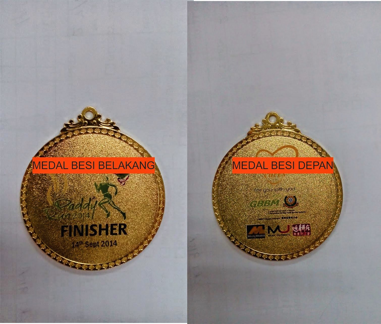 MEDAL BESI CUSTOMADE