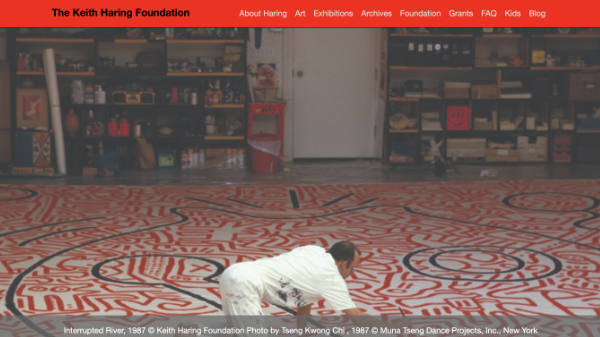 Keith Haring Foundation website