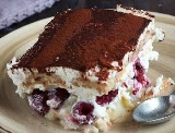 tiramisu à la framboise