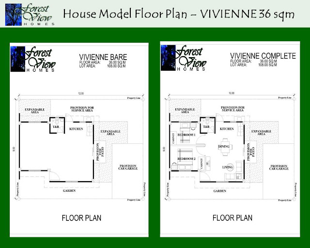 Forest View Homes, Carmen House and Lot (Vivienne Model)