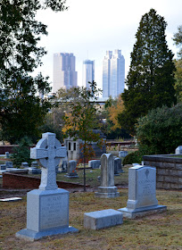 Historic Oakland Cemetery, Atlanta Skyline