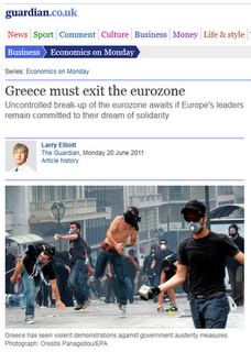 Guardian: «Διώξτε την Ελλάδα από το ευρώ»