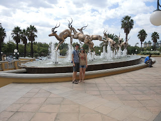 Fuente de impalas en Gold Reef City