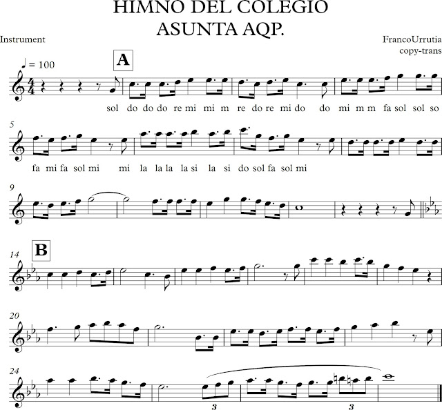 HIMNO COLEGIO ASUNTA AQP