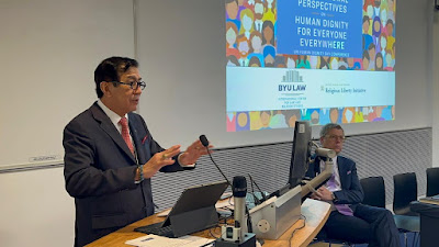 Menkumham RI Yasonna Laoly Bicara Soal Human Dignity di Acara Konferensi Internasional di Oxford