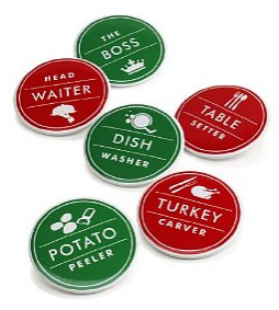 Christmas Dinner Badges from M&S