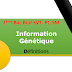 Définitions | Information Génétique   2ème  Bac 