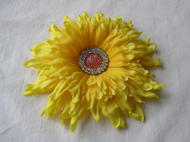 Yellow Flower Clip #3
