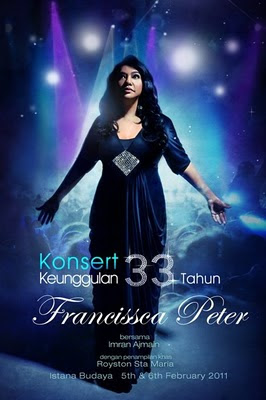 Konsert Keunggulan 33 Tahun Francissca Peter