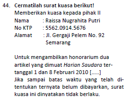 prediksi ujian nasional bahasa indonesia tahun 2015/2016