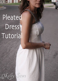 pleated dress tutorial