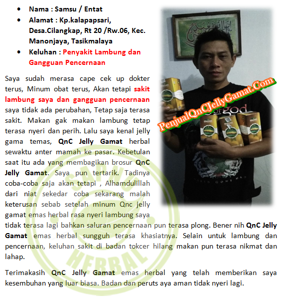 Cara Mengobati Tukak Lambung Secara Alami Terbukti Mujarab ~ TESTIMONI QNC JELLY GAMAT