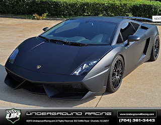 Matte Black Twin Turbo Gallardo on HRE Wheels_1