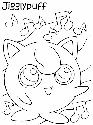 Pokemon Coloring Sheets on Pokemon Coloring Pages Brings You A Jigglypuff Coloring Page A