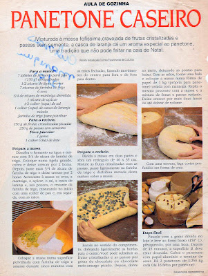 RECEITA DE PANETONE CASEIRO