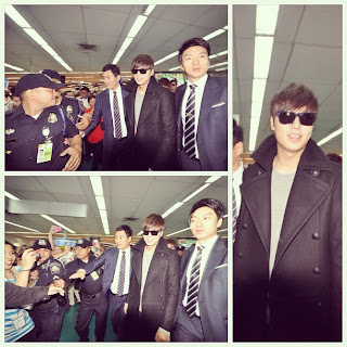 Lee Min Ho arrives in Manila (courtesy of Kat De Castro)