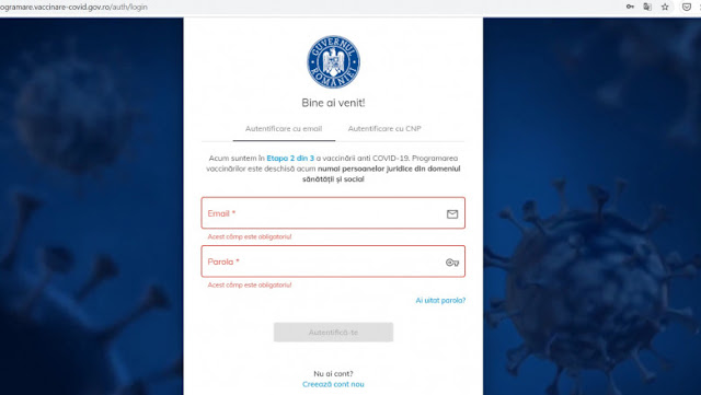 platforma online programare vaccin