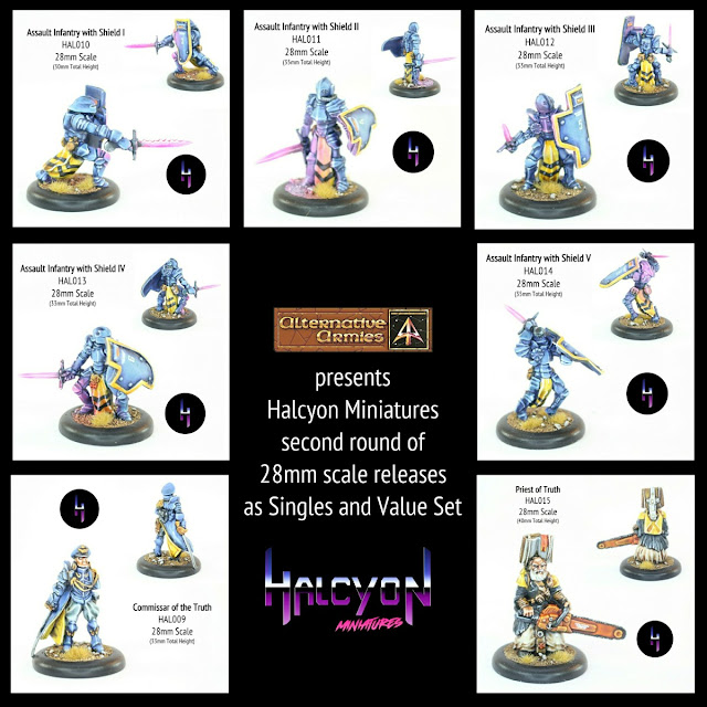 Halcyon Miniatures releases set two as singles and value set