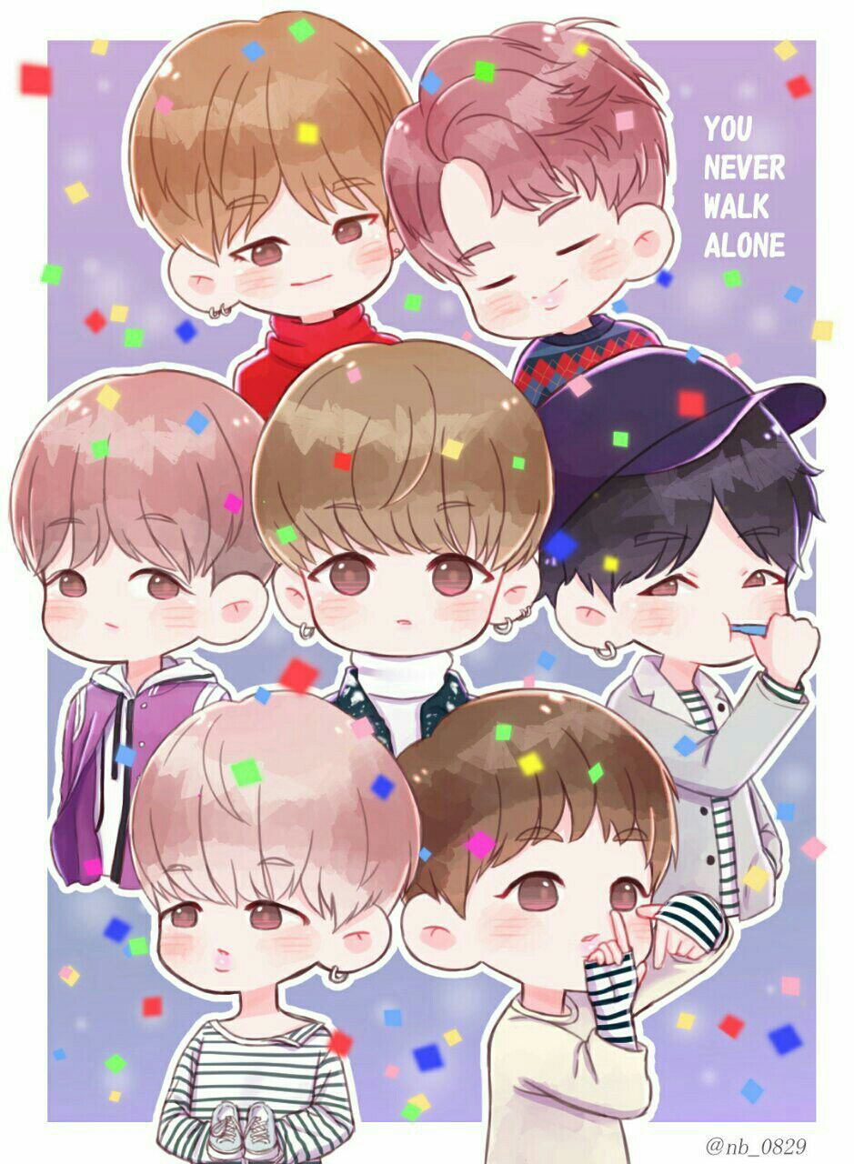 Gambar BTS Kartun