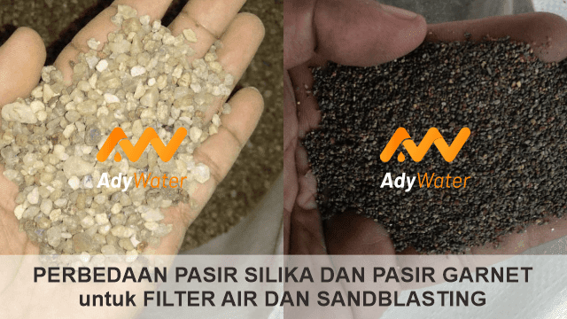 perbedaan pasir silika dan garnet