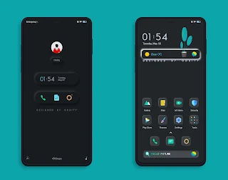 Black As Carbon Theme for miui