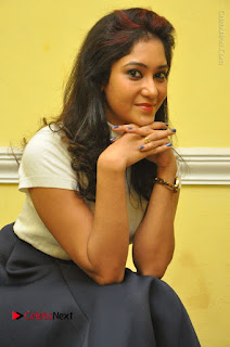 Telugu Actress Sindhu Affan Latest Pos in Black Skirt at Www.Meena Bazaar Movie Opening  0032.JPG