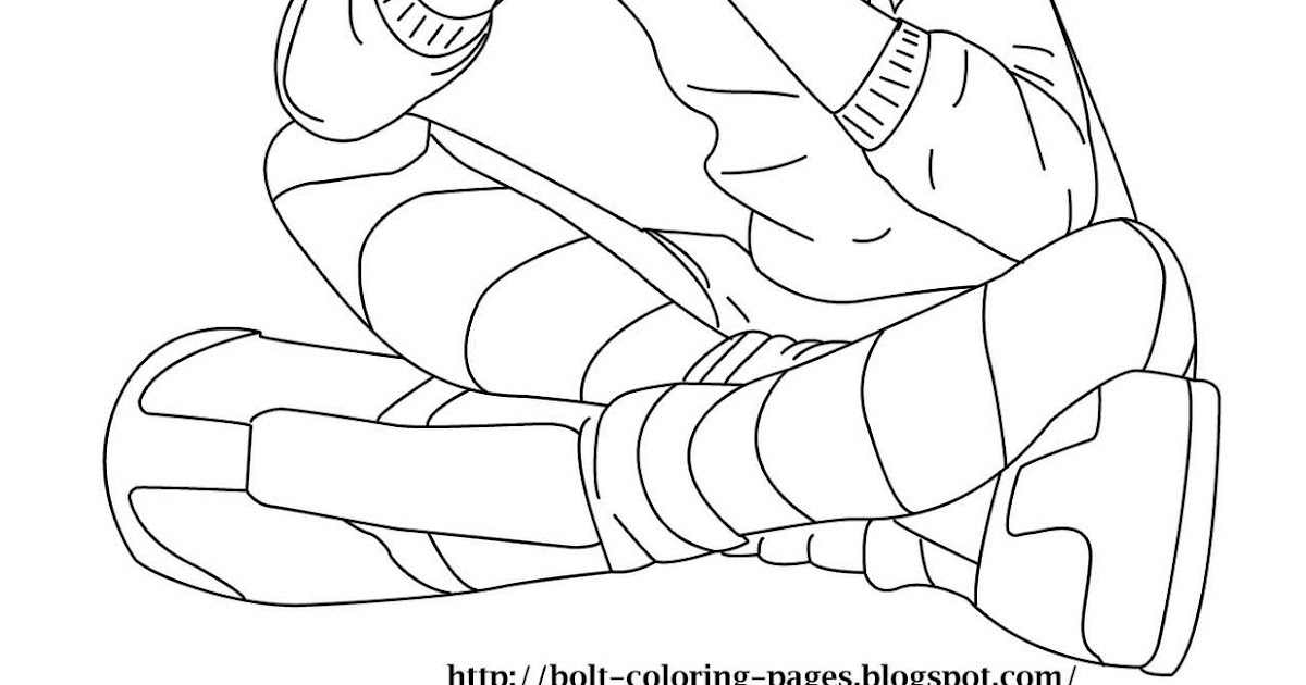 Coloring Pages Online Free Even Newer Bolt Coloring Page