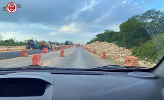 Autopista en Yucatán