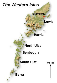 Map of Western Isles Province