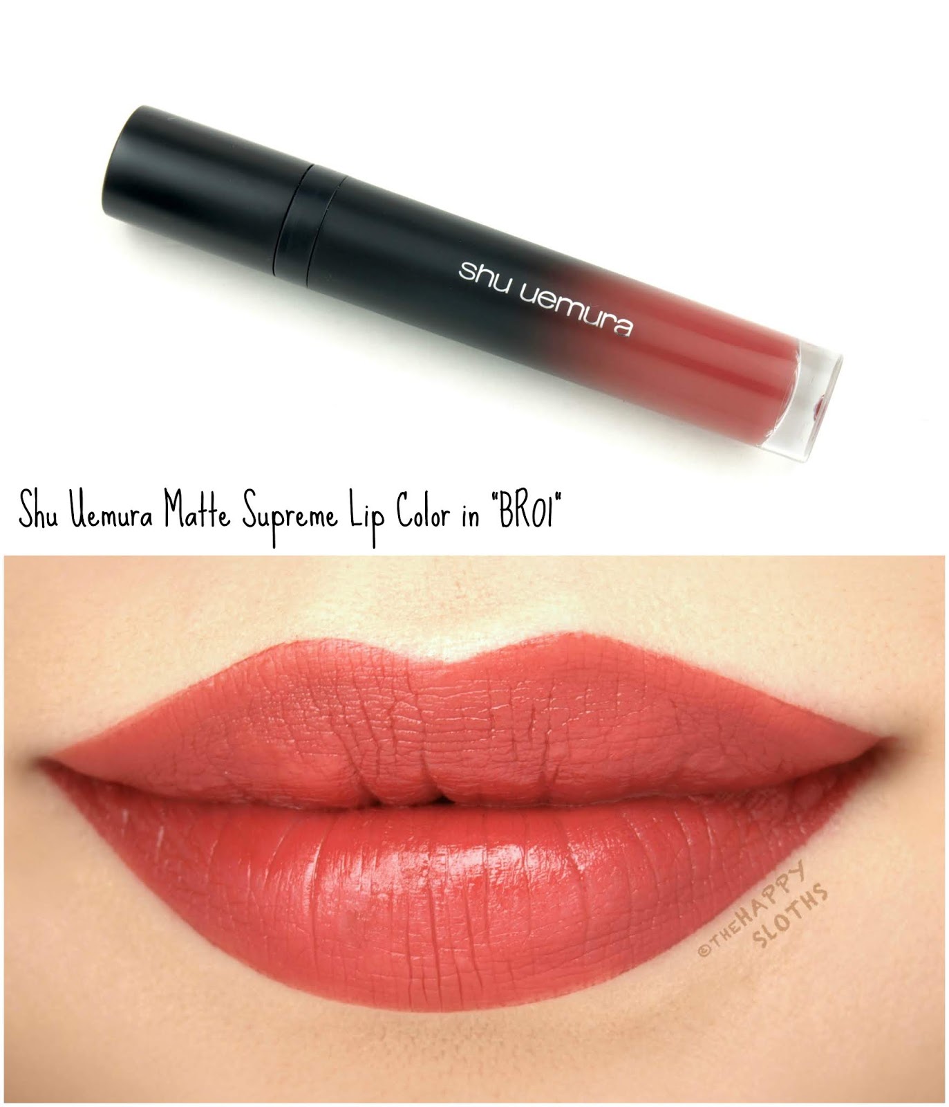 Shu Uemura | Matte Supreme Lip Color in "BR 01": Review and Swatches