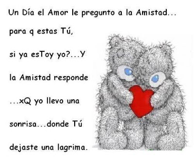 amistad y amor. de amor y la amistad.