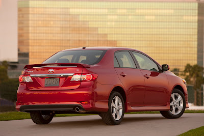 2011 Toyota Corolla Rear Angle View