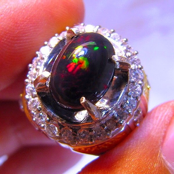 Cara Agar Batu Black Opal Cepat Mengeluarkan Jarong The Akik