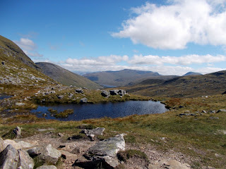 lochan between beinn dorain and beinn an dothaidh