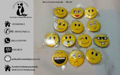 Souvenir pernikahan harga dibawah 1000 Bros Emoticon