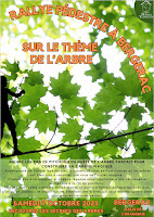 Affiche Rallye pédestre sur le thème de l'arbre