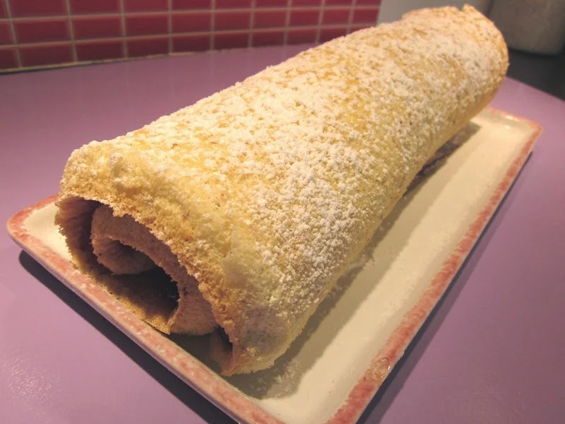 Gâteau roulé sans gluten à la confiture ou au nutella