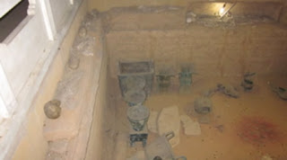 The Burial Pit inside of Fu Hao’s tomb