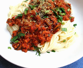 Oppskrift Soyanese Kjøttfri Bolognese Uten Kjøtt Soyamince TVP TSP Soyakjøtt Vegansk Vegetar Pastarett