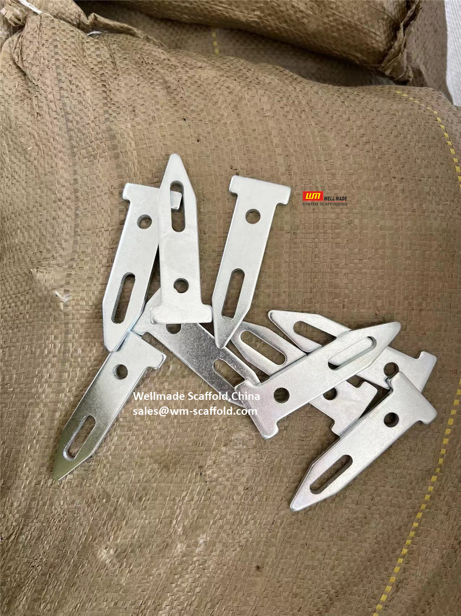 Euro Form Wedge Pins for Concrete Shuttering Work - 63.5mm Steel Plywood Formwork Accessories - Wellmade China
