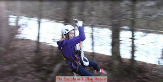 Ski Sapphire Valley zip line