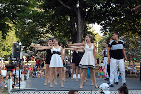 Electric Youth performing at the 2016 Franklin Cultural Festival