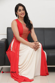 Actress Model Regina Candra Latest Pos in Beautiful Red Dress  0023.jpg