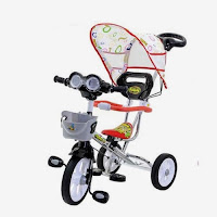 family f919ht nikel capung bmx sepeda roda tiga