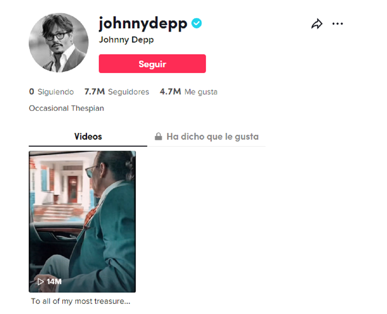 JohnnyDepp-cuenta-oficial-titkok