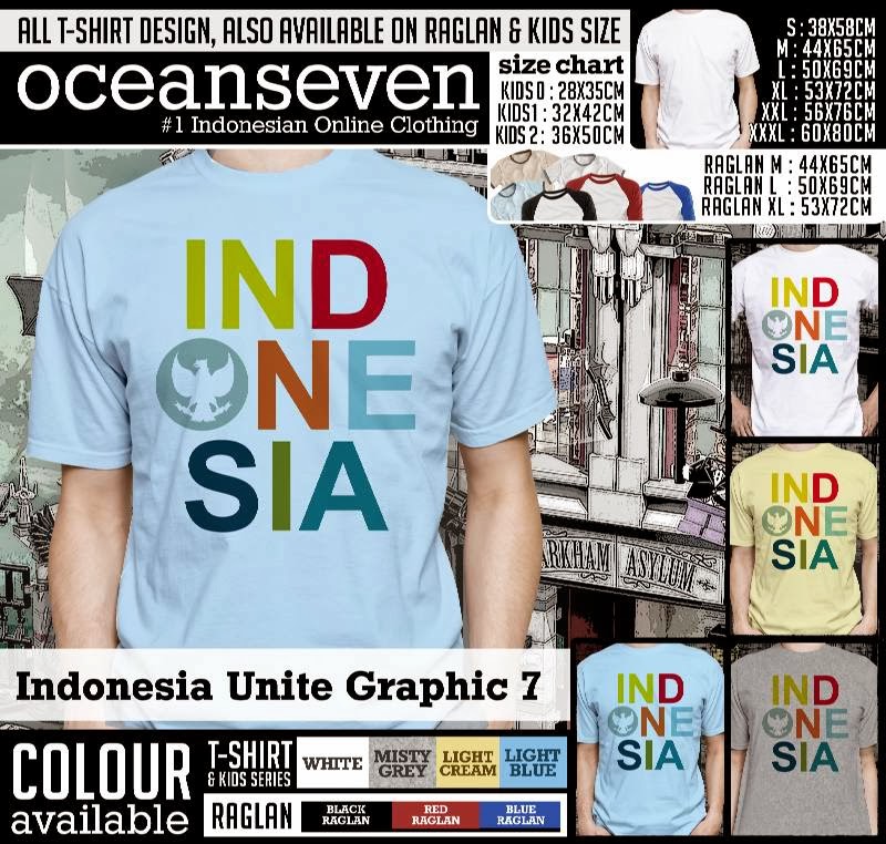 Kaos Indonesia Unite Graphic 7