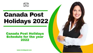 Canada post holidays 2022