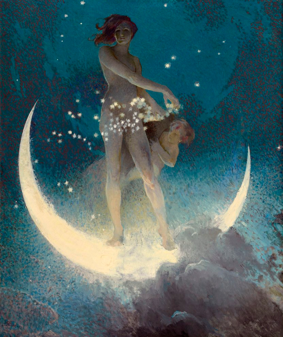 Edwin Howland Blashfield: Le printemps dispersant les étoiles, 1927