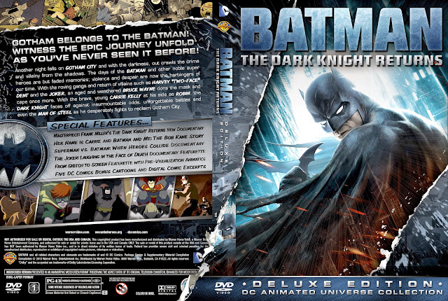 Capa DVD Batman The Dark Knight Returns Deluxe Edition